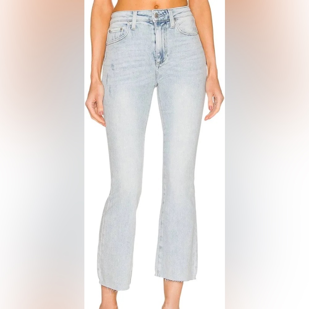 Pistola Blue Flare Wide Leg Jeans